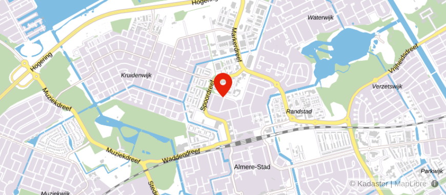 Locatie van Univé Dichtbij Almere