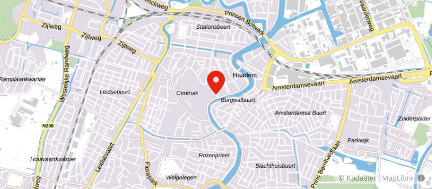 Locatie van De Hypotheker Haarlem Centrum