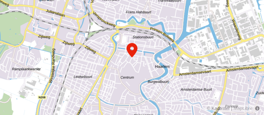 Locatie van De Hypotheekshop Haarlem Centrum