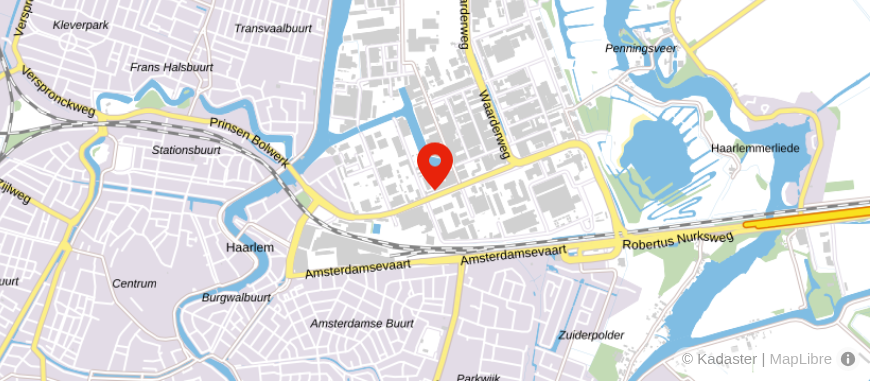 Locatie van SAA Haarlem