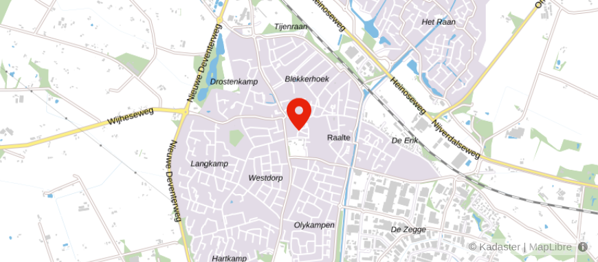 Locatie van Procee Oors Van der Werf