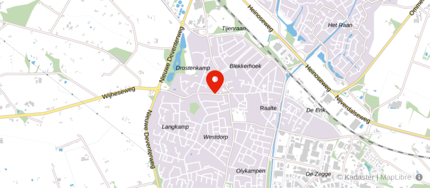 Locatie van Van der Werff & Timmerhuis