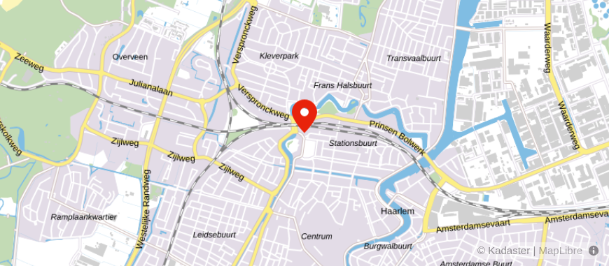 Locatie van Van Lanschot Haarlem