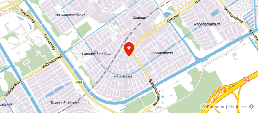 Locatie van Notariaat Almere-Buiten