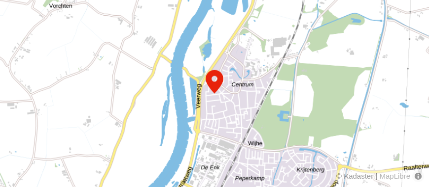 Locatie van Hypotheek Adviescentrum Zutphen