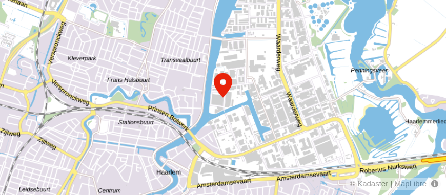 Locatie van Finovion Haarlem