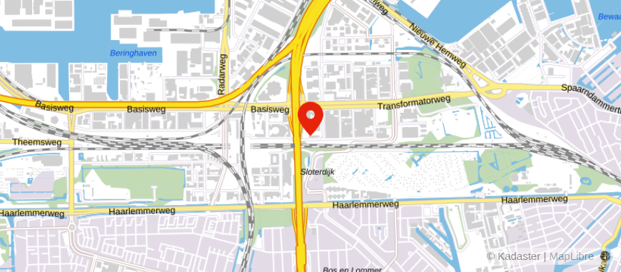 Locatie van Aon Amsterdam