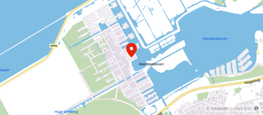 Locatie van Yarden & De Ridder, Uitvaartzorg Almere-Stad