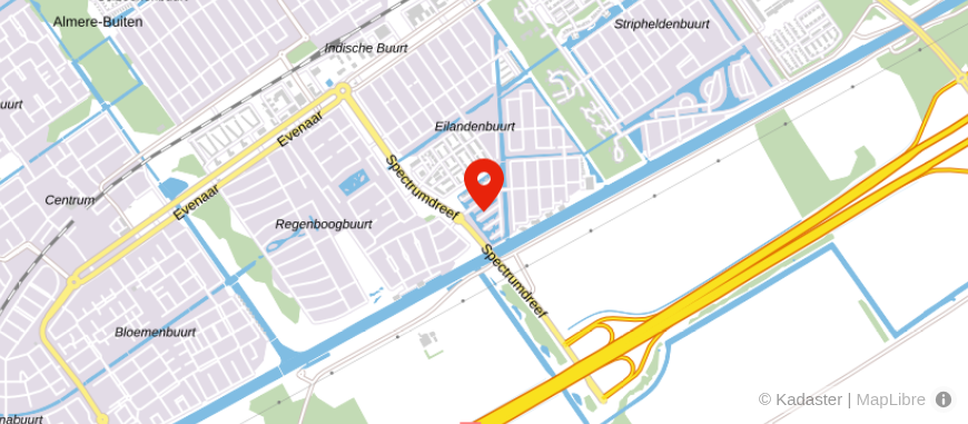 Locatie van Wijdenes en Partners Financieel Adviseurs