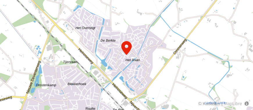 Locatie van Administratiekantoor Ineke