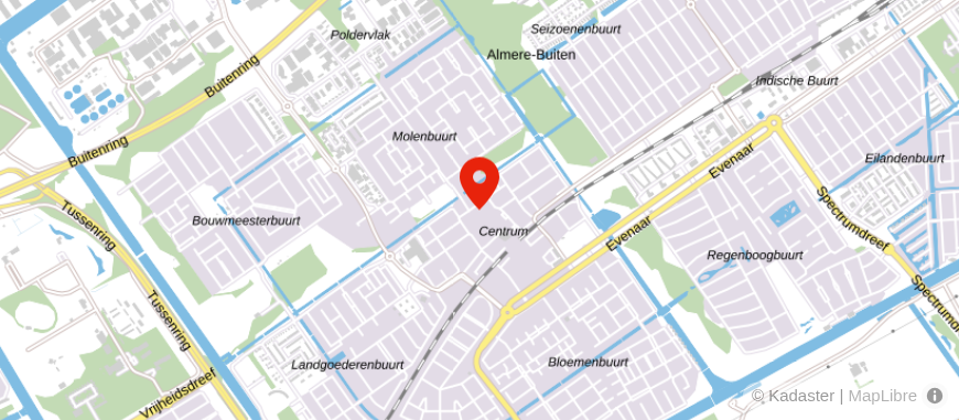 Locatie van Flevo Makelaars