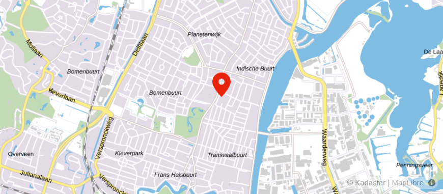 Locatie van De Hypotheker Haarlem Noord