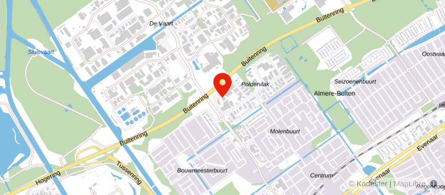 Locatie van NFCO B.V./Houtwijck Financial Planning