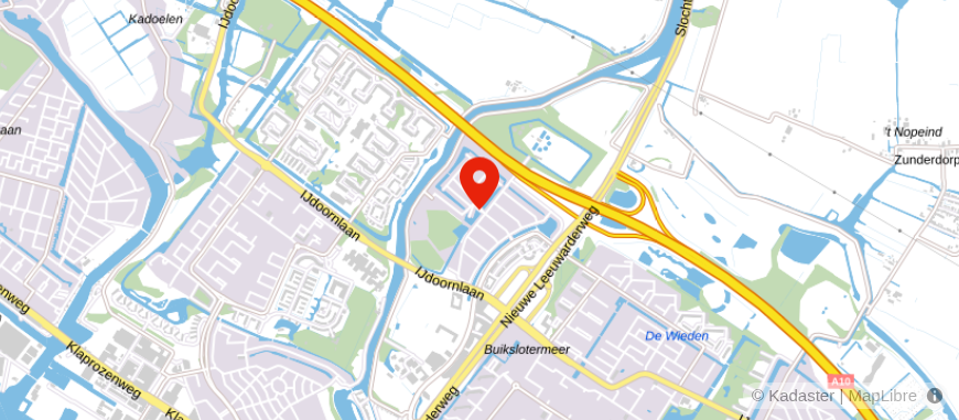 Locatie van Financieel Adviesbureau Mr. F.C. van der Waal MFP