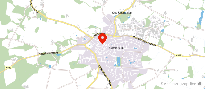 Locatie van Deterink Ootmarsum