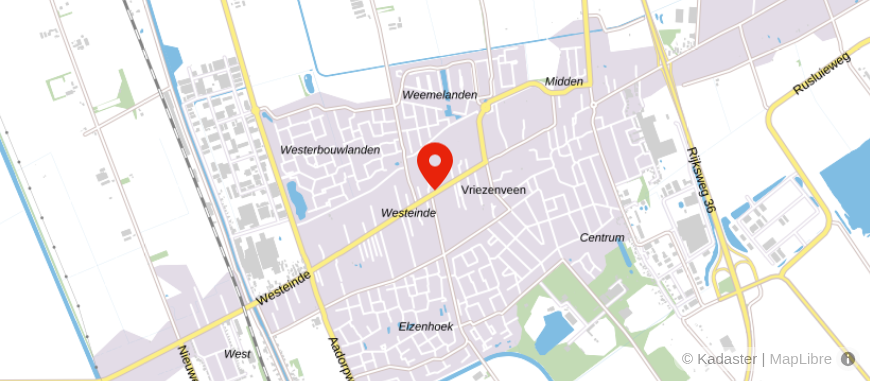 Locatie van Nijen Twilhaar Hypotheken en Verzekeringen