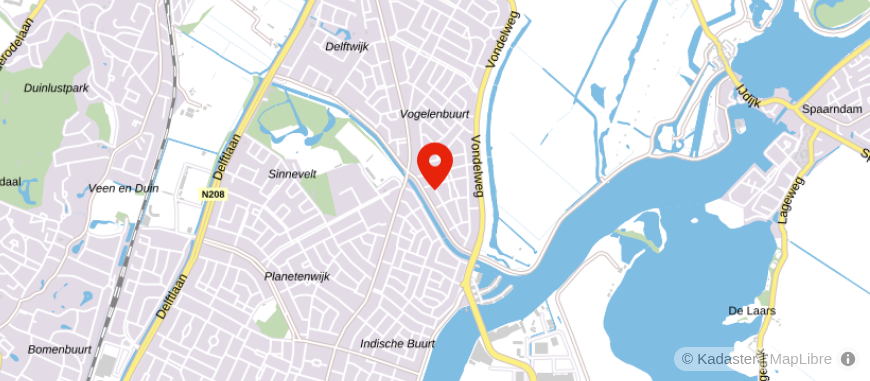 Locatie van Vlietstra Belastingadvies & Administratie