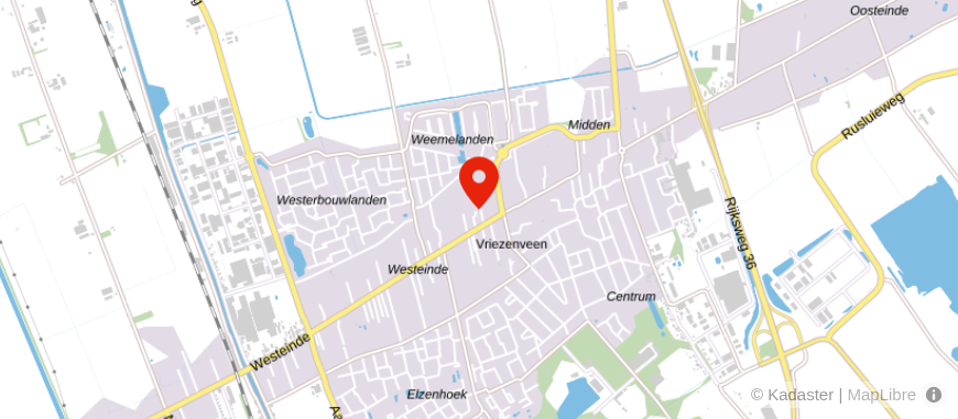 Locatie van van 't Goor Hypotheken en Verzekeringen