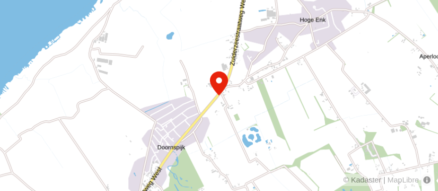 Locatie van De Hypotheekshop Doornspijk
