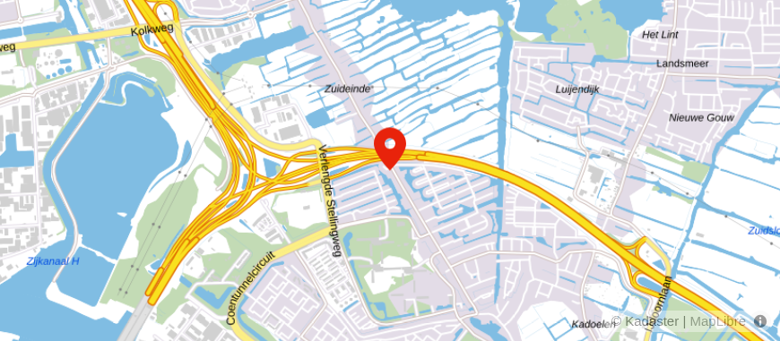 Locatie van WitteWoning Makelaars Amsterdam