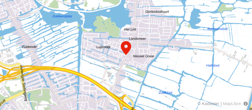 Locatie van Hoekstra en van Eck Landsmeer