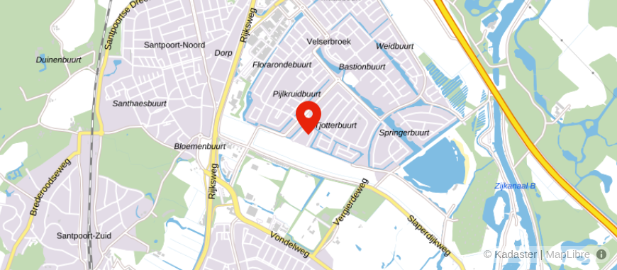Locatie van Hendriks Adviesgroep