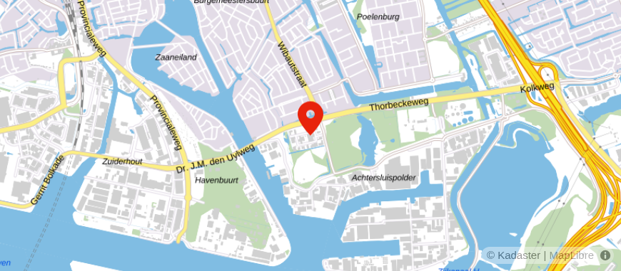 Locatie van Klijn/Zijlmans & Partners B.V. (Zaandam)