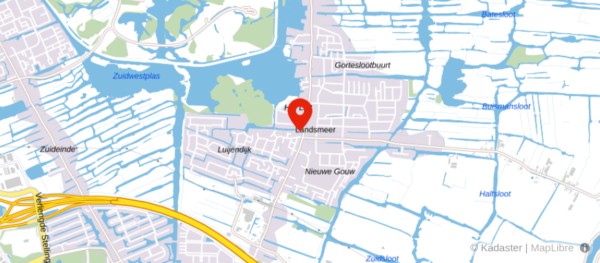 Locatie van Lakerveld administraties en belastingen