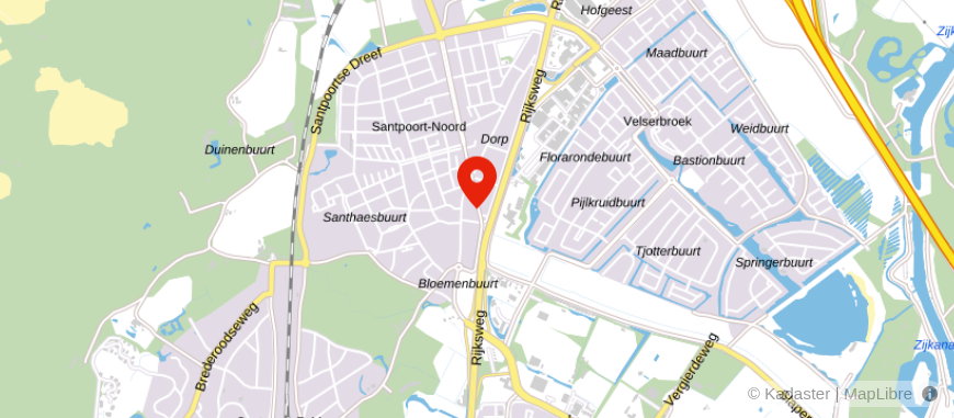 Locatie van Bijl Accountants en Belastingadviseurs