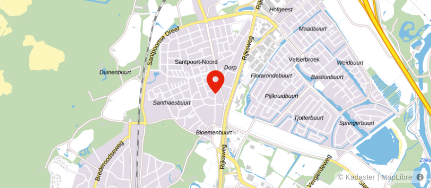 Locatie van Berkenrode Assurantiën