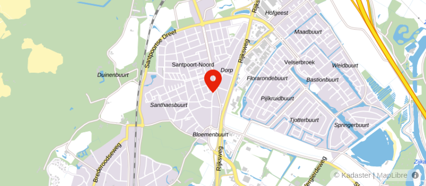 Locatie van Berkenrode Assurantiën