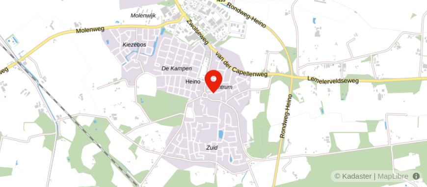 Locatie van Procee Oors Van der Werf