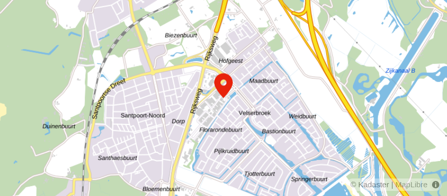 Locatie van 023 financiële diensten