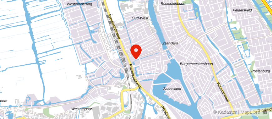 Locatie van HR Home - Zaandam