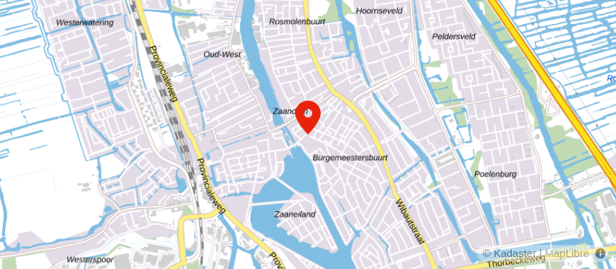 Locatie van Finenzo Zaanstad - Zaandam