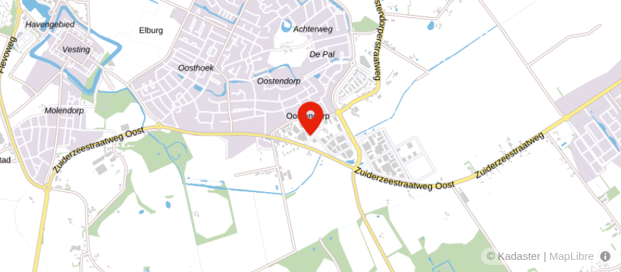 Locatie van de Boer Makelaardij Elburg