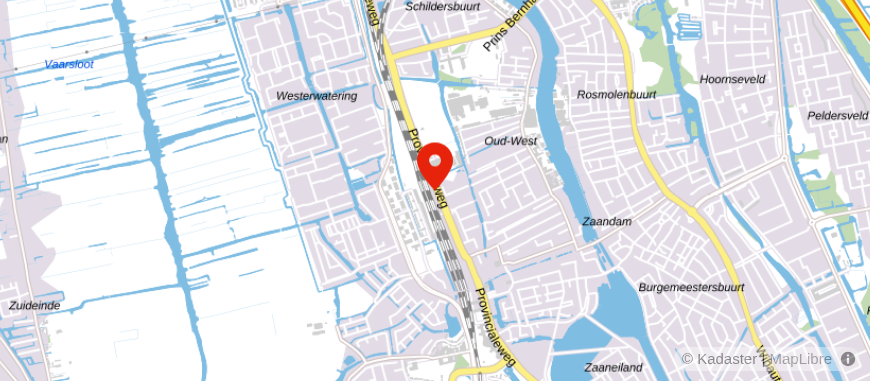 Locatie van Bert van Vulpen Makelaardij O.G.