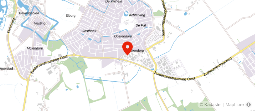 Locatie van De Hypotheekshop Elburg