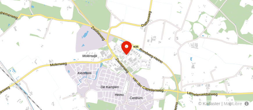 Locatie van Adficount Salland