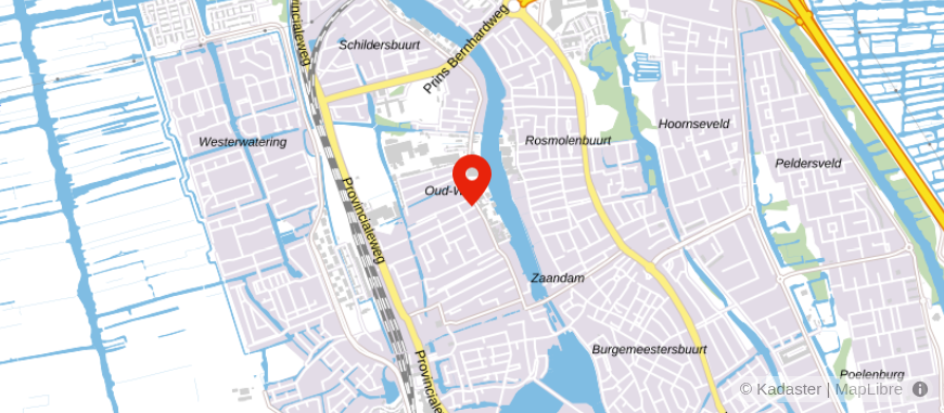 Locatie van Vork en van Prooijen B.V.