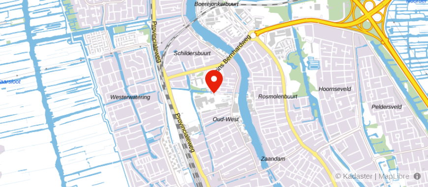 Locatie van P. Swart