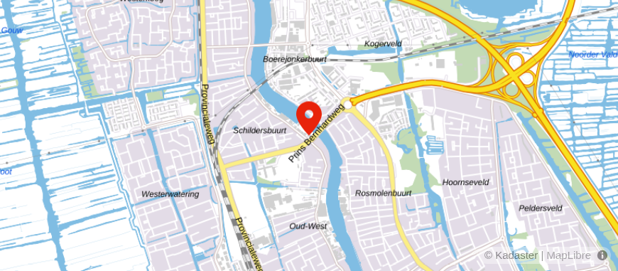 Locatie van De Roos Van Renswouw