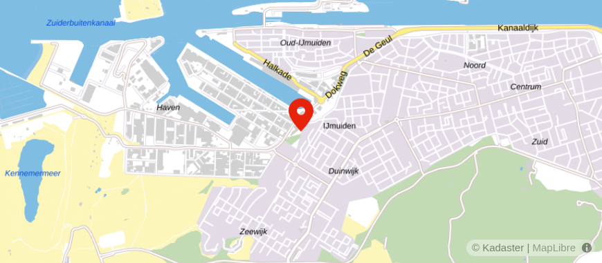 Locatie van Hypotheekburo IJmuiden