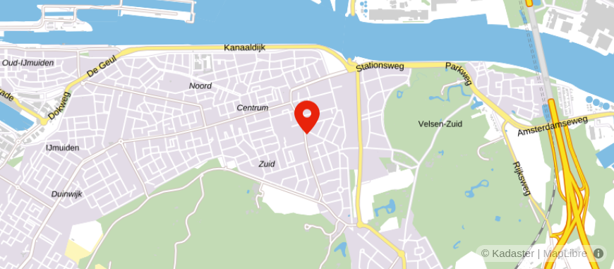 Locatie van Nijssen Financiële Visie