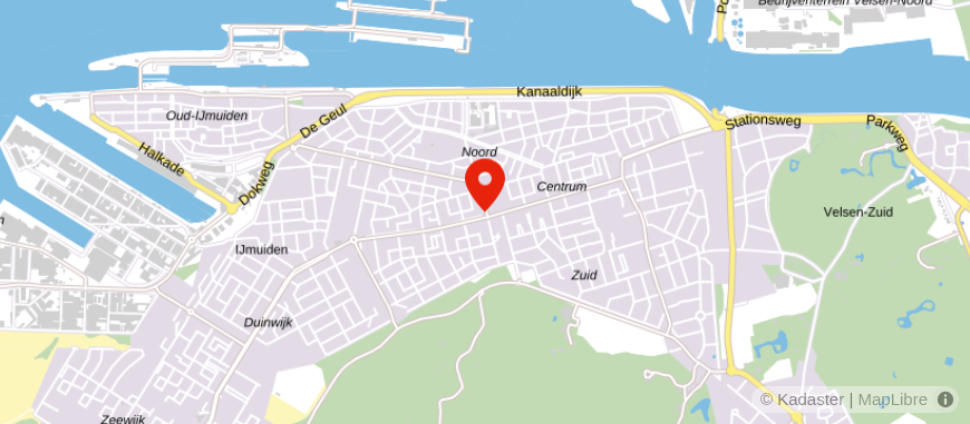 Locatie van De Hypotheker IJmuiden