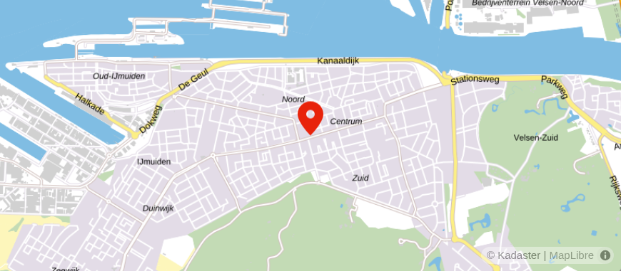 Locatie van De Huizenbemiddelaar IJmond