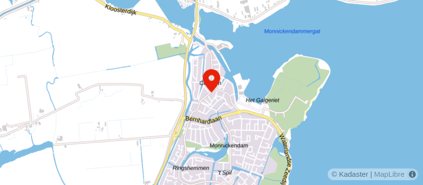 Locatie van Hoekstra en van Eck Monnickendam