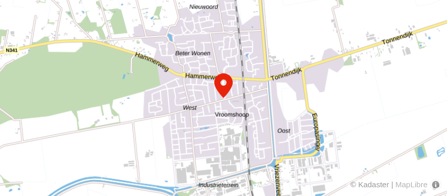 Locatie van De Jong & Laan Pensioenadvies