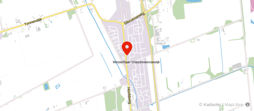 Locatie van Jager Financieel Advies Westerhaar