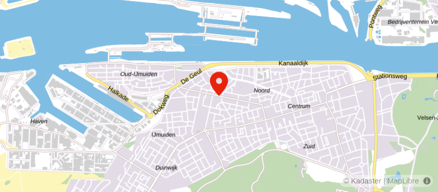 Locatie van SAA Boogaard IJmuiden
